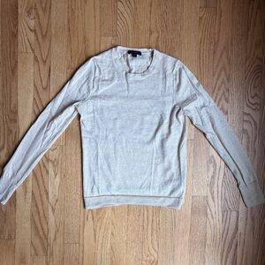 J. Crew Light Beige Merino Wool Long Sleeve Shirt XS